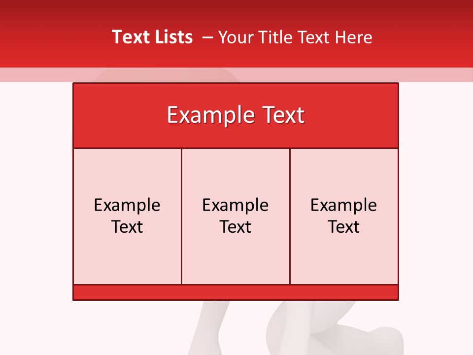 Leadership Isolated Finish PowerPoint Template