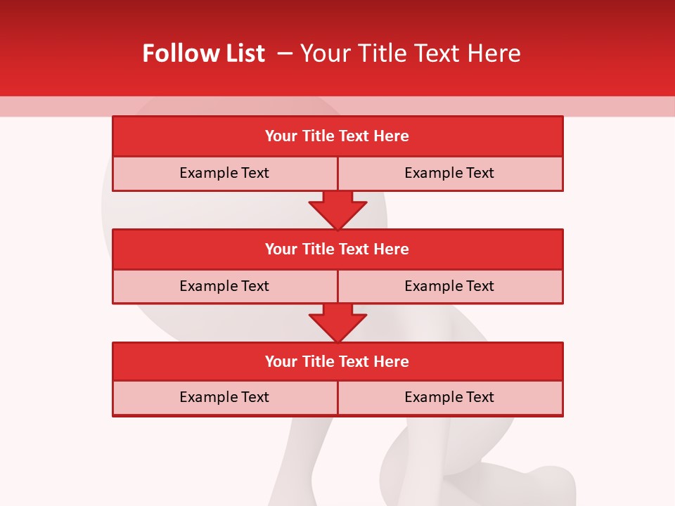 Leadership Isolated Finish PowerPoint Template