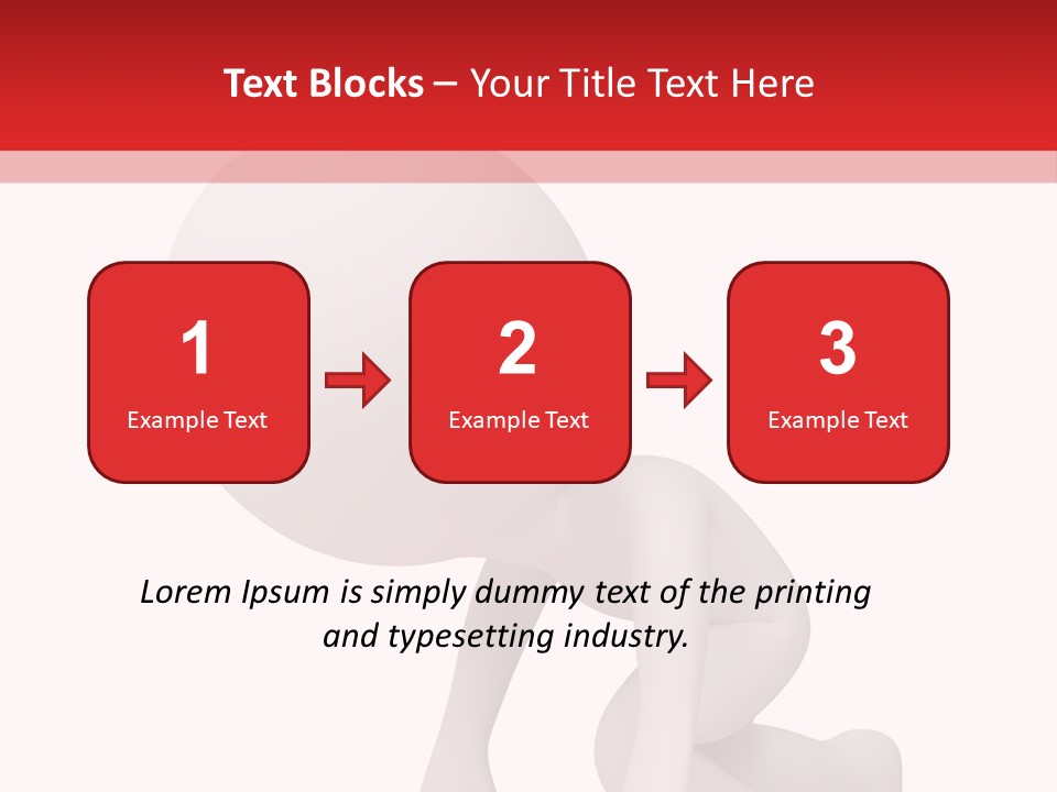 Leadership Isolated Finish PowerPoint Template