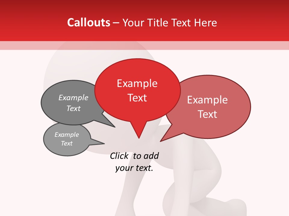 Leadership Isolated Finish PowerPoint Template