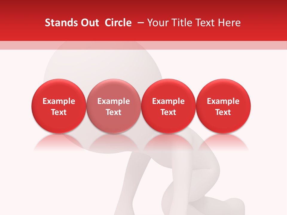 Leadership Isolated Finish PowerPoint Template