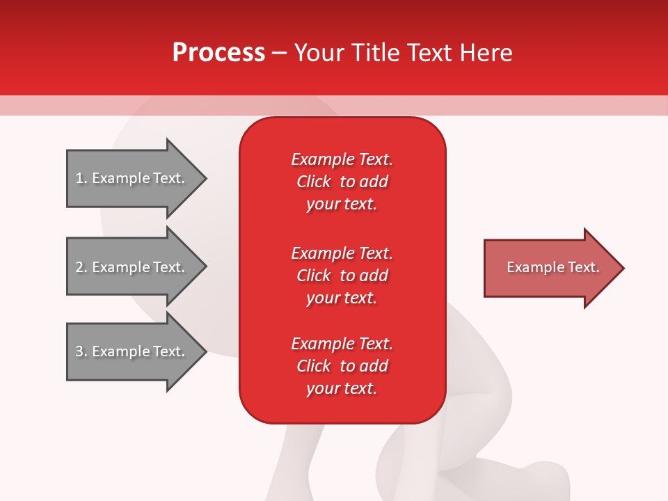 Leadership Isolated Finish PowerPoint Template