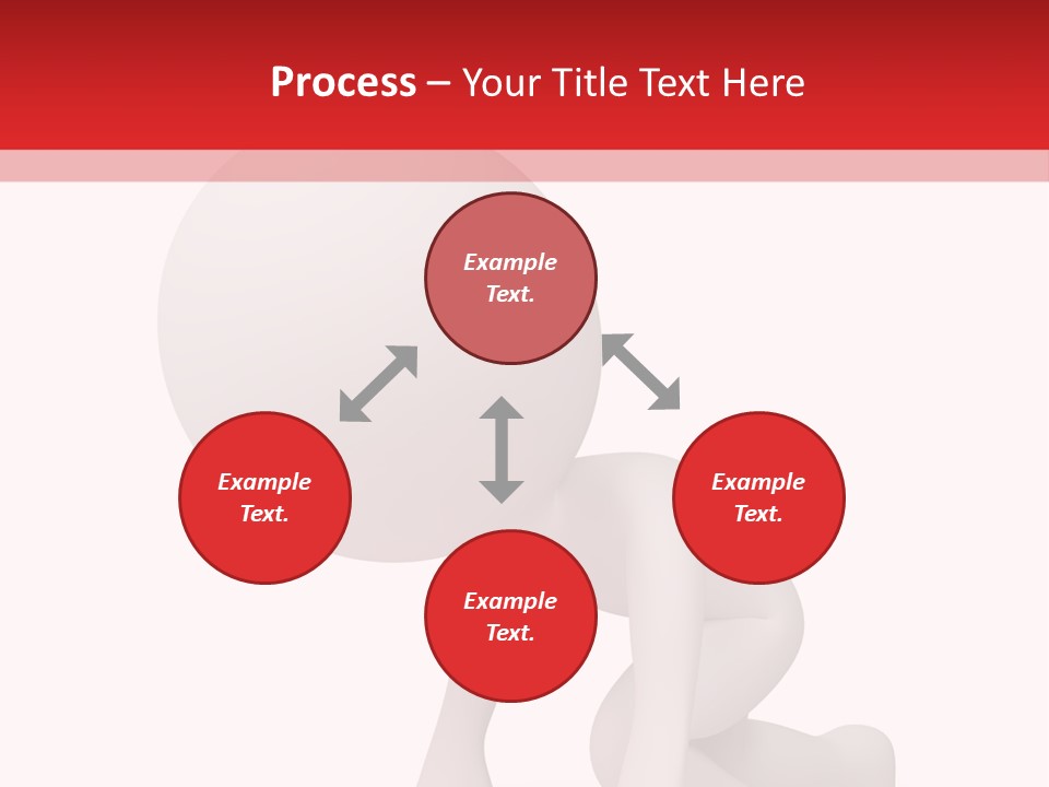 Leadership Isolated Finish PowerPoint Template