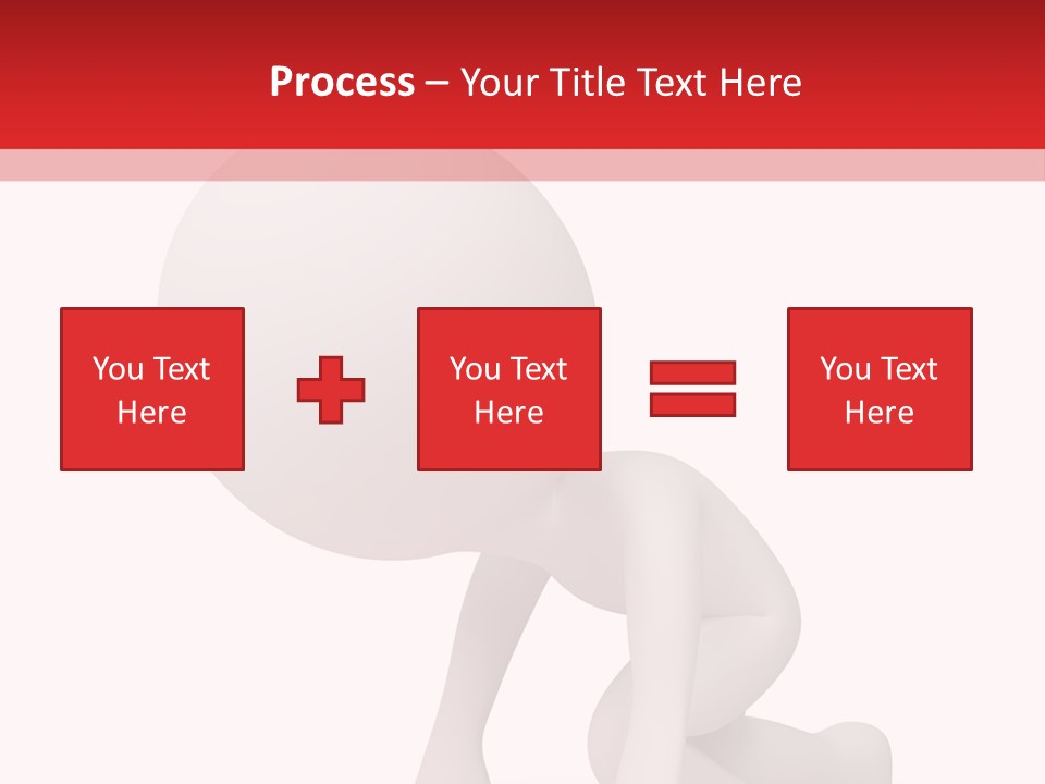 Leadership Isolated Finish PowerPoint Template