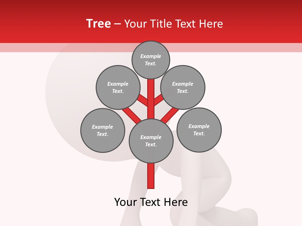 Leadership Isolated Finish PowerPoint Template