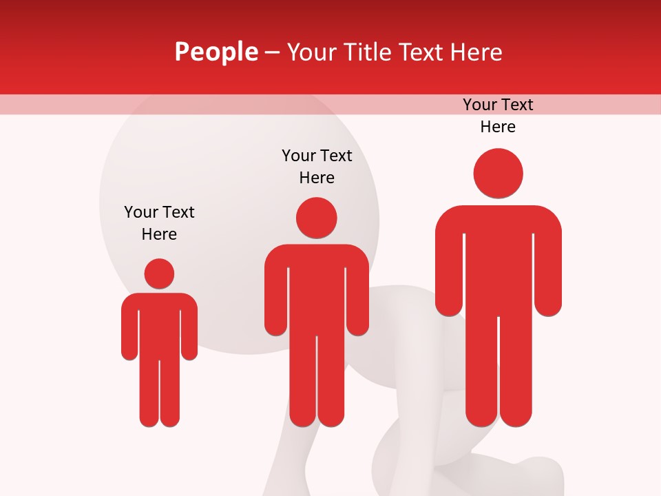 Leadership Isolated Finish PowerPoint Template