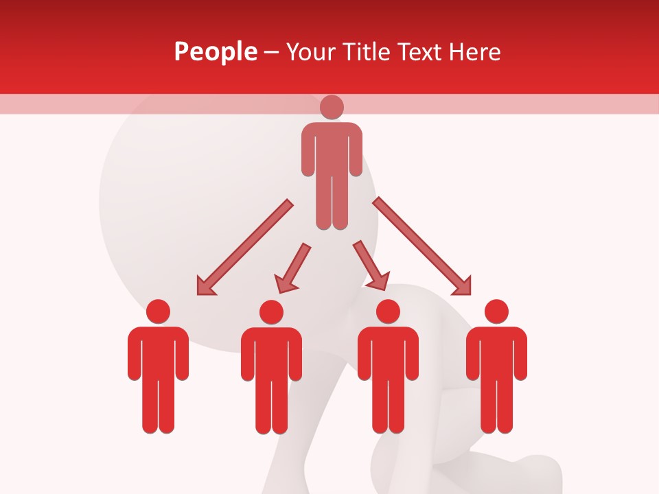 Leadership Isolated Finish PowerPoint Template