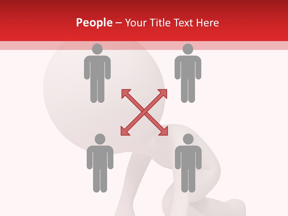 Leadership Isolated Finish PowerPoint Template