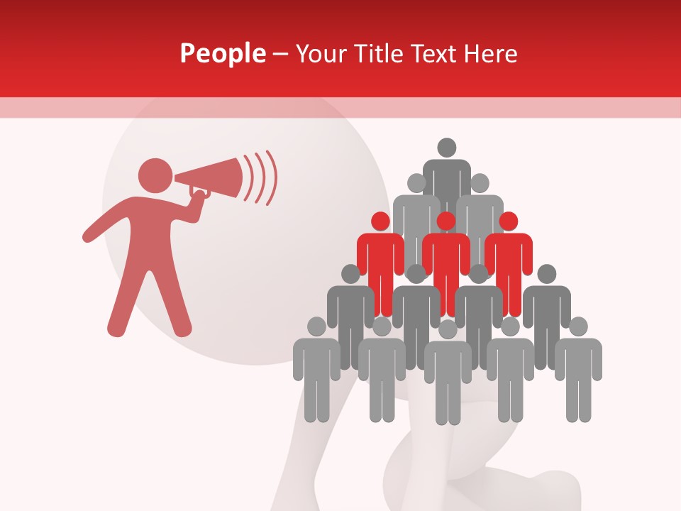 Leadership Isolated Finish PowerPoint Template