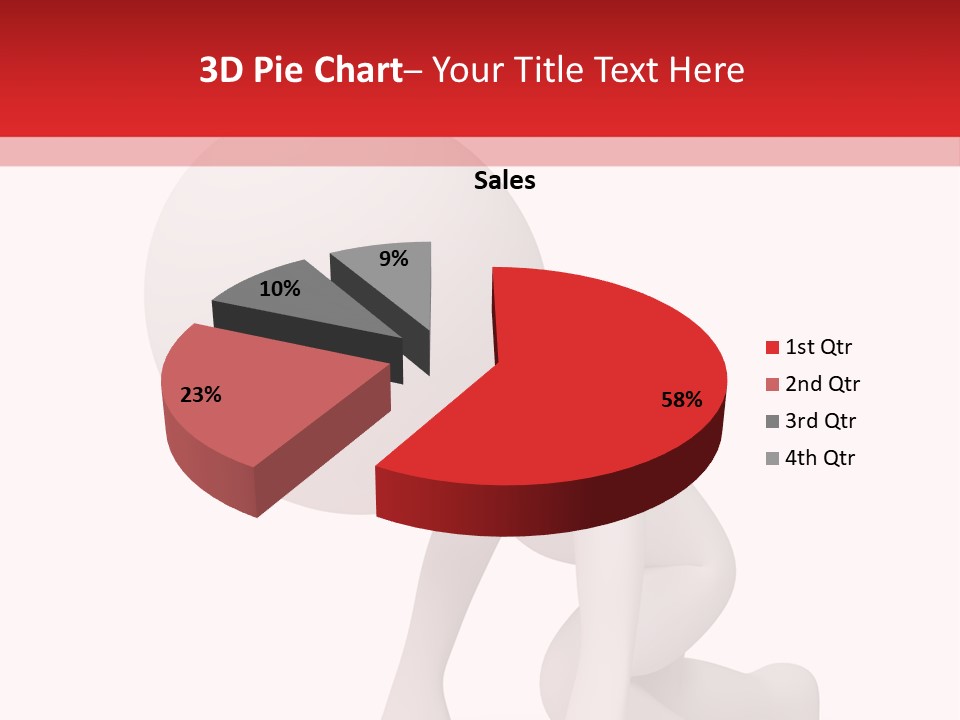 Leadership Isolated Finish PowerPoint Template