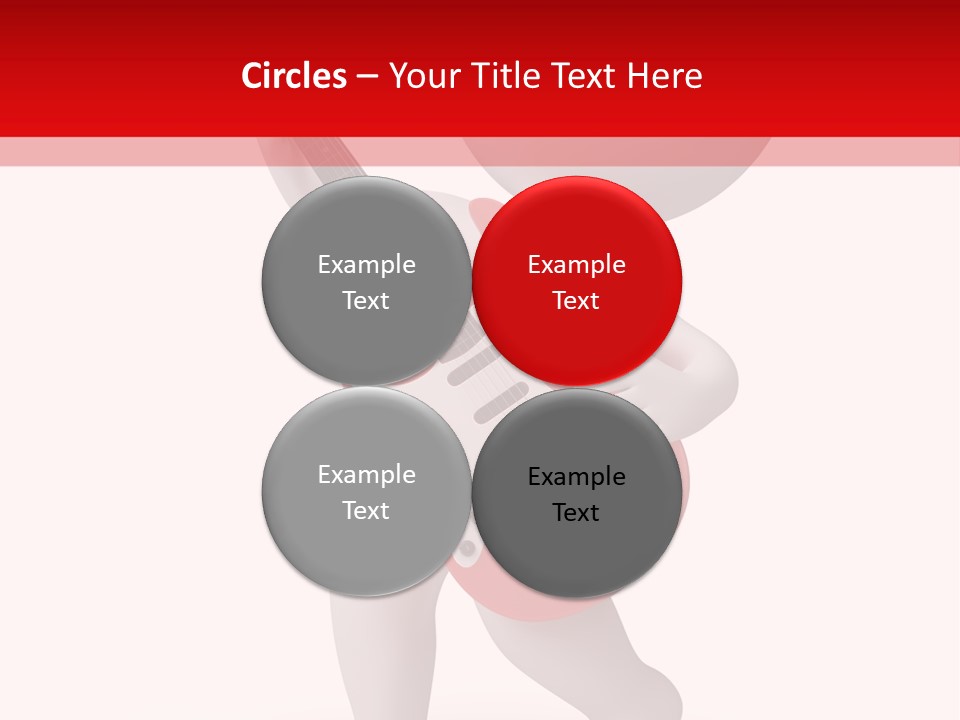 Isolated Little Singer PowerPoint Template