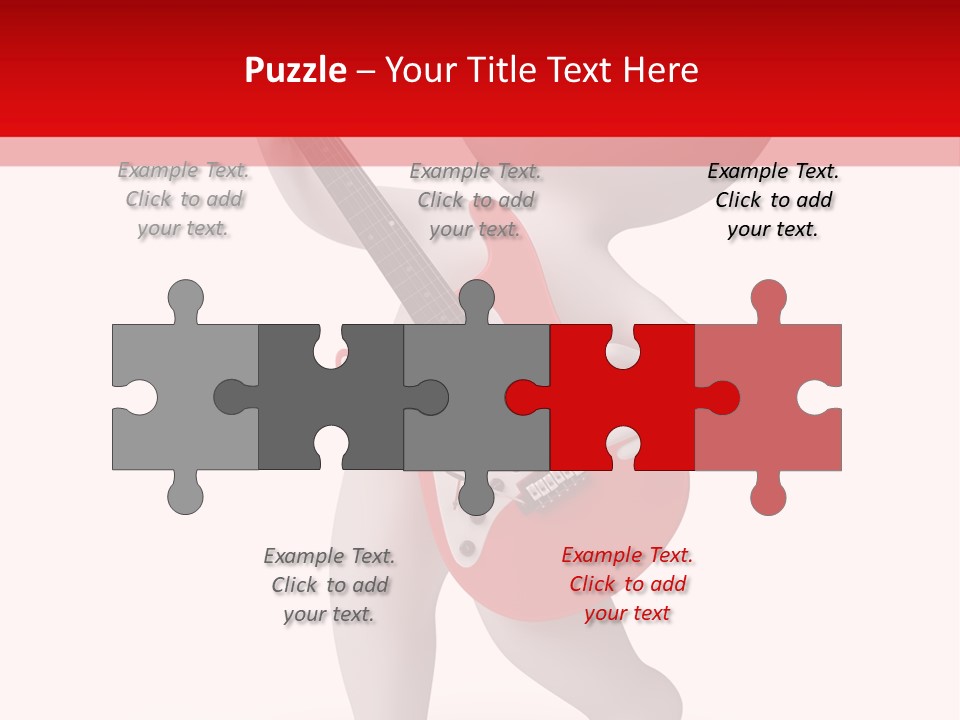 Isolated Little Singer PowerPoint Template