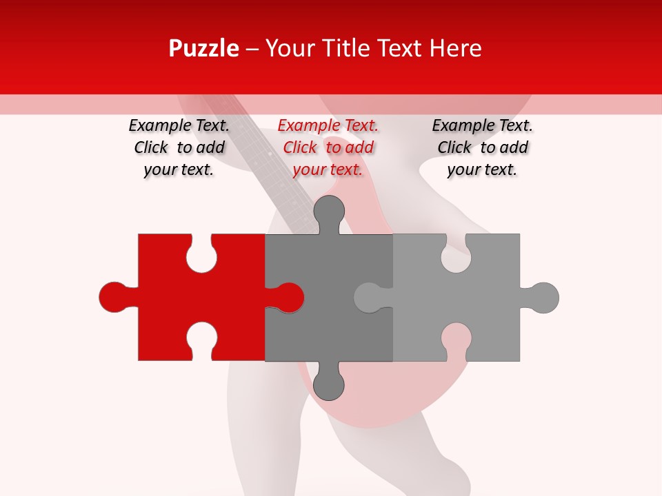 Isolated Little Singer PowerPoint Template