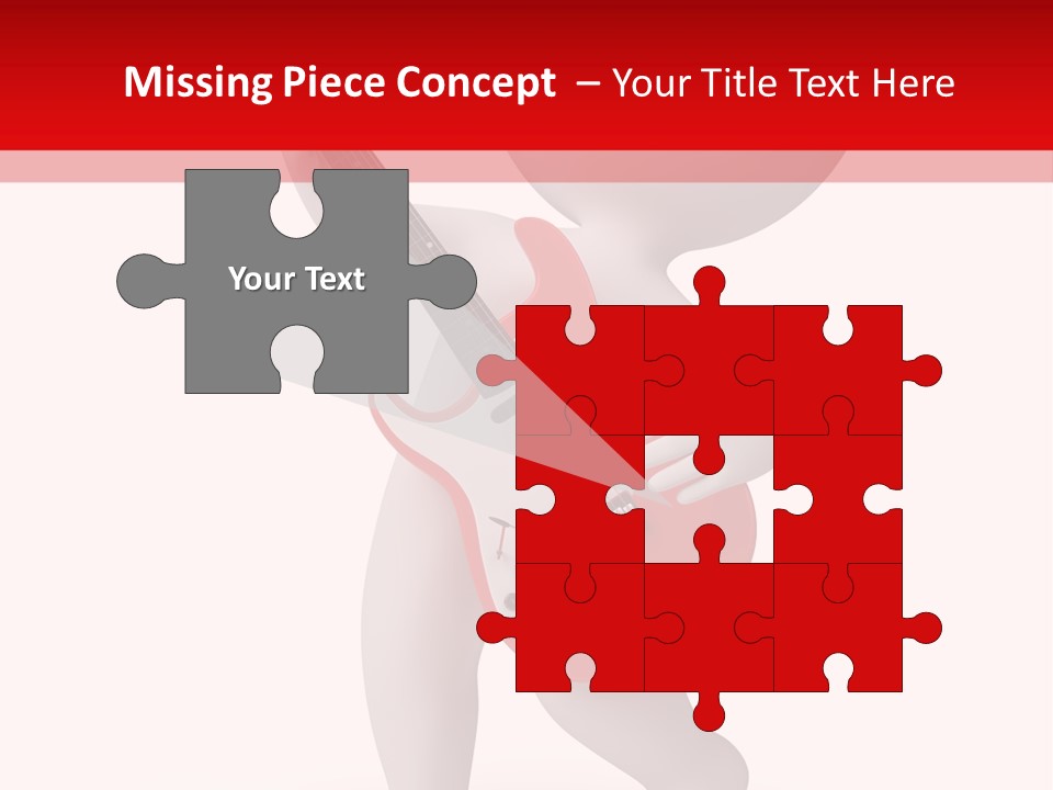 Isolated Little Singer PowerPoint Template