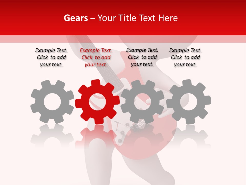 Isolated Little Singer PowerPoint Template