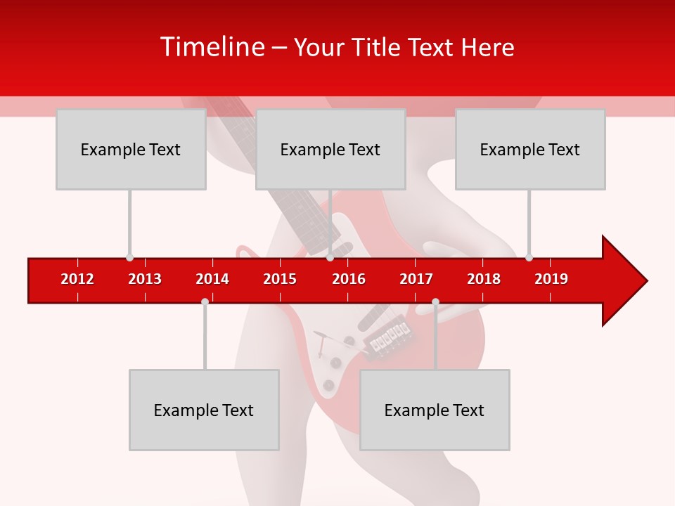 Isolated Little Singer PowerPoint Template