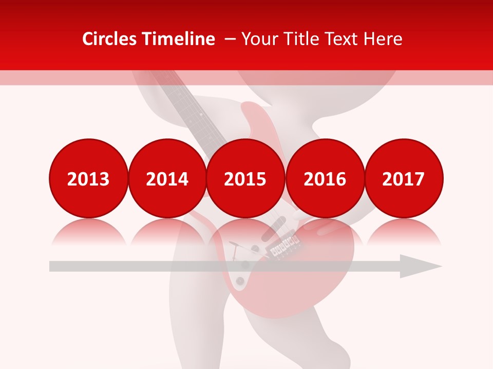 Isolated Little Singer PowerPoint Template