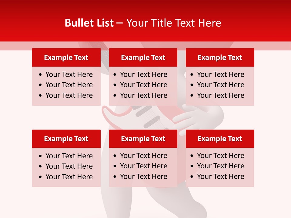 Isolated Little Singer PowerPoint Template