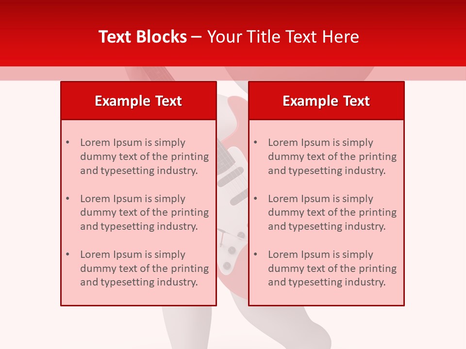 Isolated Little Singer PowerPoint Template