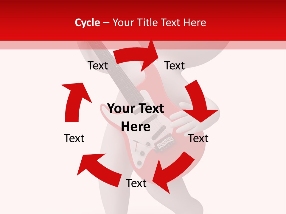 Isolated Little Singer PowerPoint Template