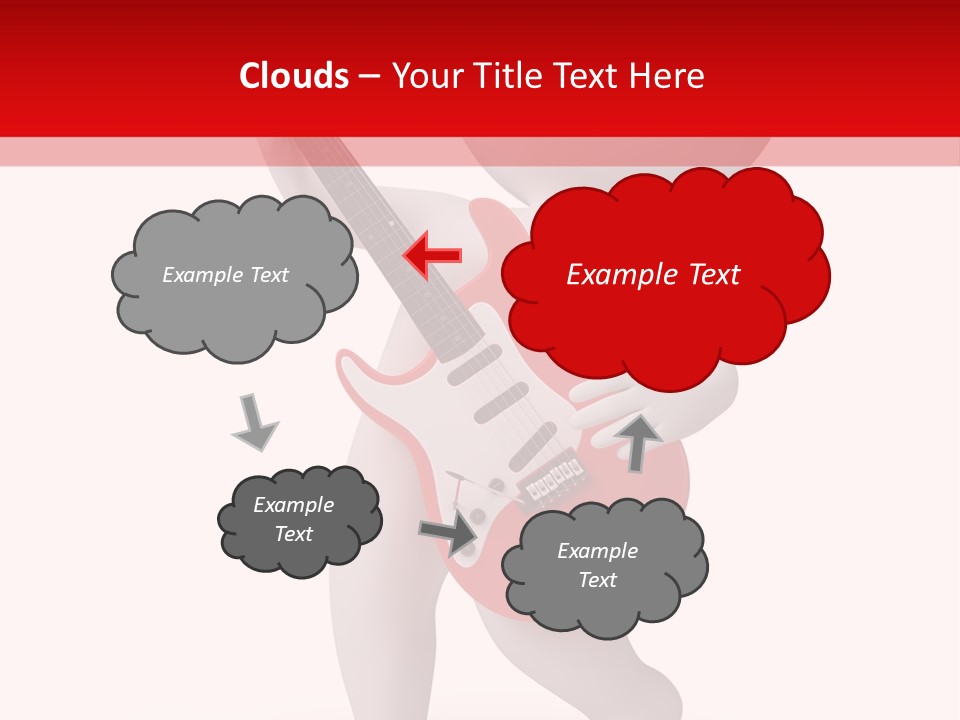Isolated Little Singer PowerPoint Template