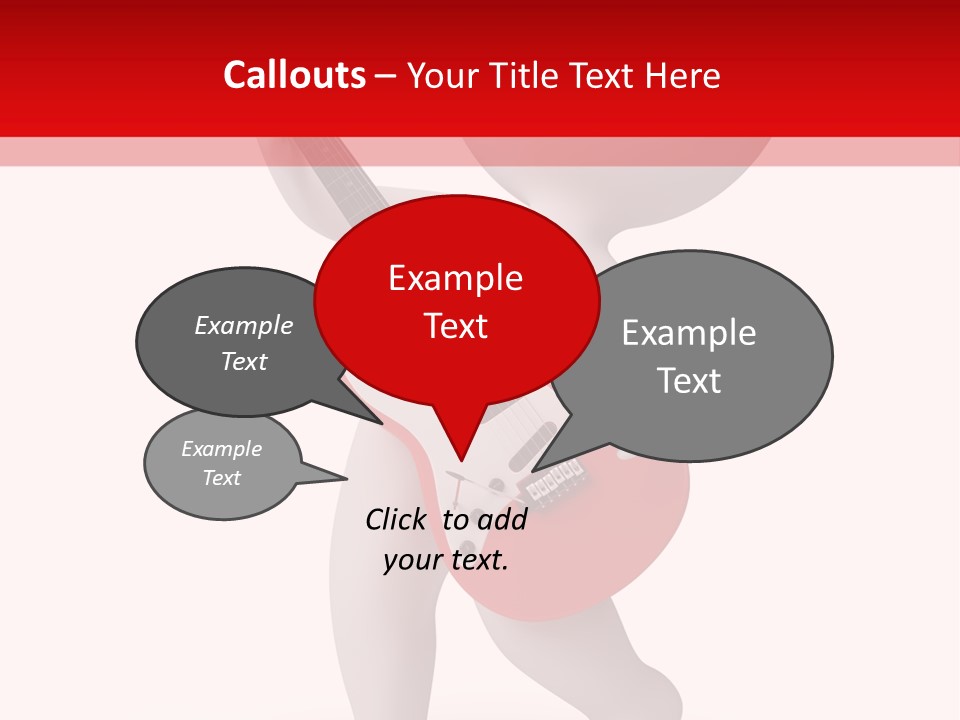 Isolated Little Singer PowerPoint Template