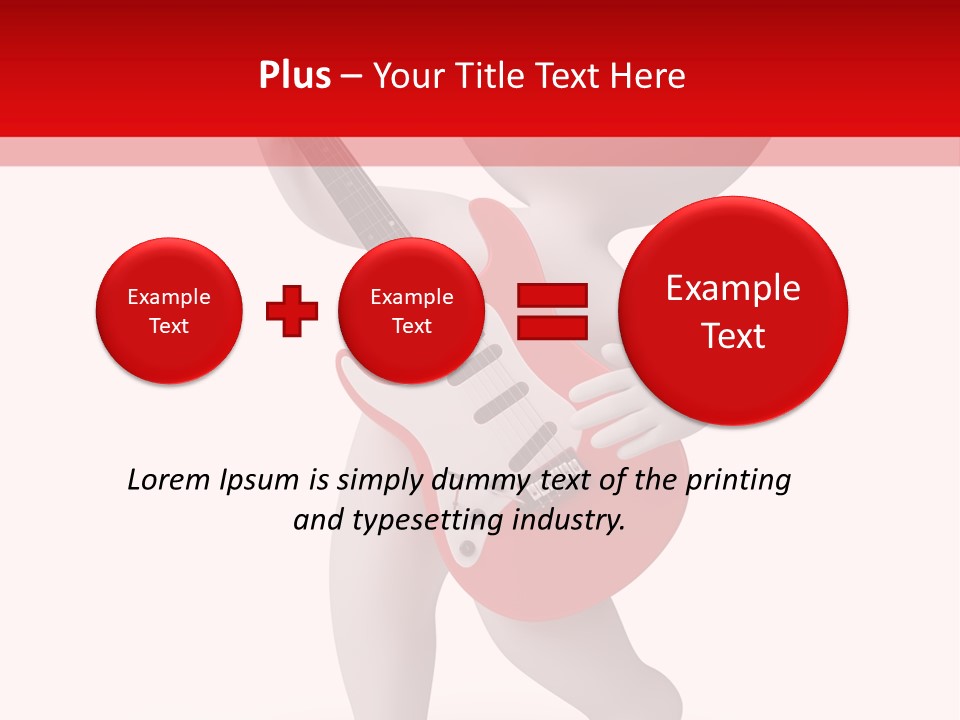 Isolated Little Singer PowerPoint Template