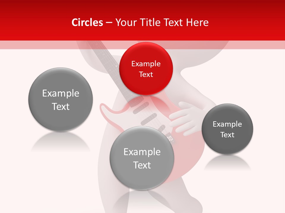 Isolated Little Singer PowerPoint Template