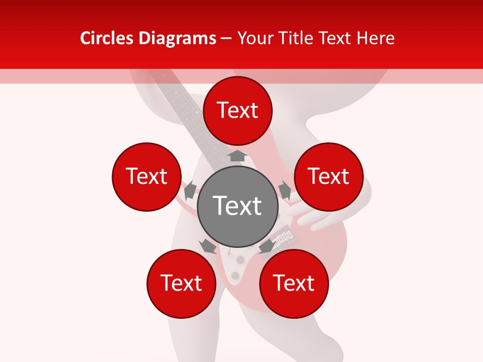 Isolated Little Singer PowerPoint Template