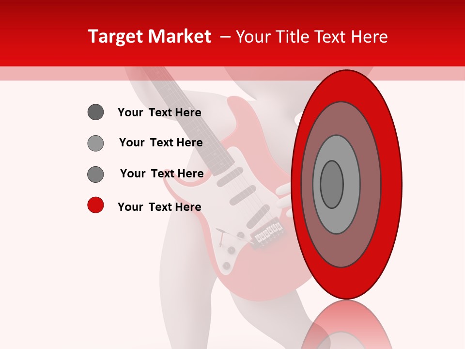 Isolated Little Singer PowerPoint Template