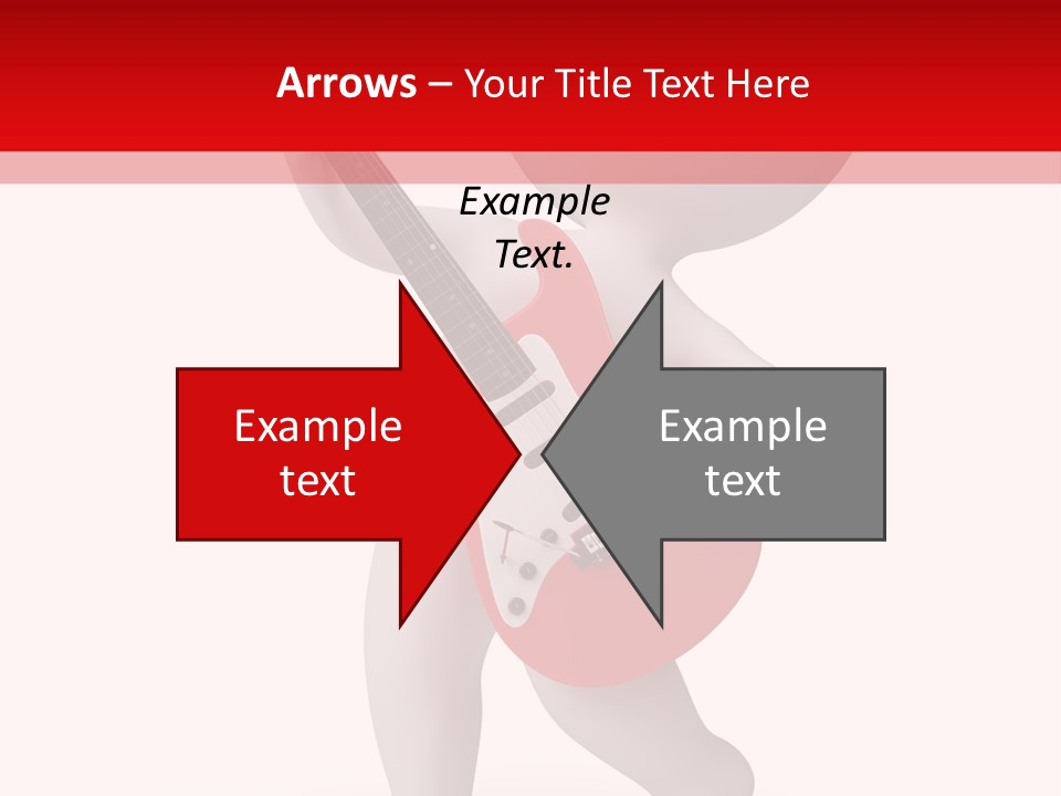 Isolated Little Singer PowerPoint Template