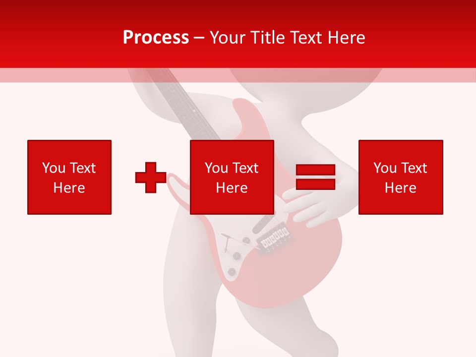 Isolated Little Singer PowerPoint Template