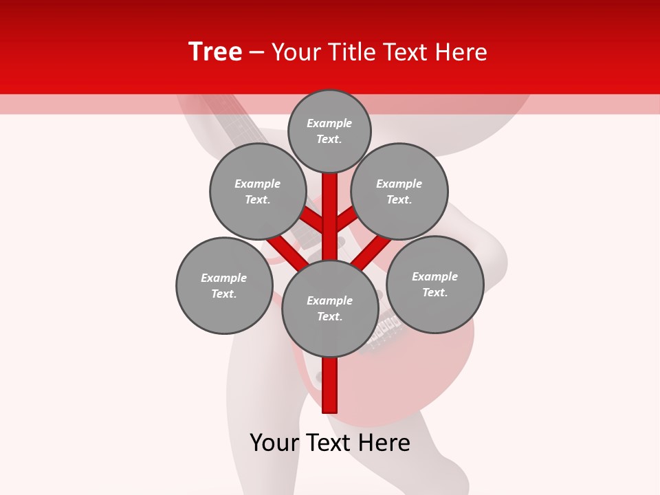 Isolated Little Singer PowerPoint Template