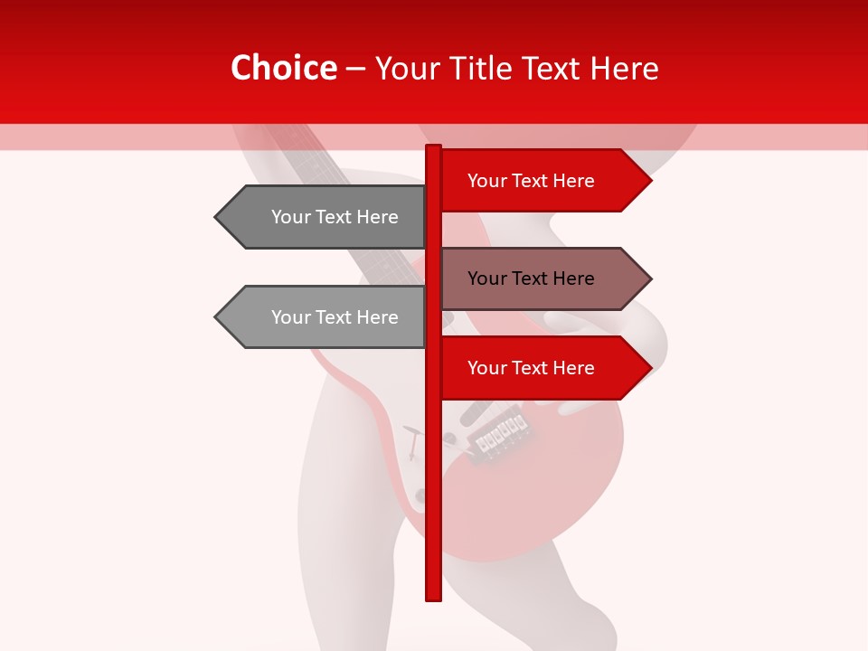 Isolated Little Singer PowerPoint Template