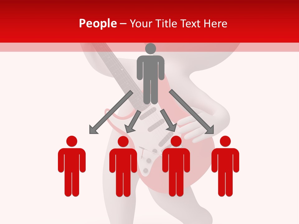 Isolated Little Singer PowerPoint Template