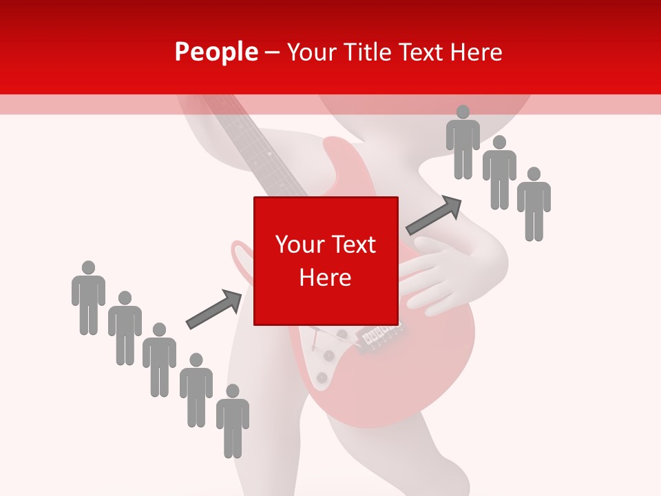 Isolated Little Singer PowerPoint Template