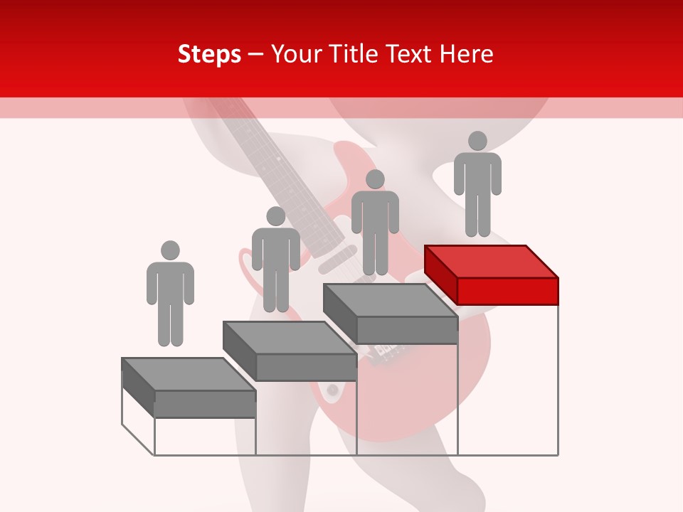 Isolated Little Singer PowerPoint Template