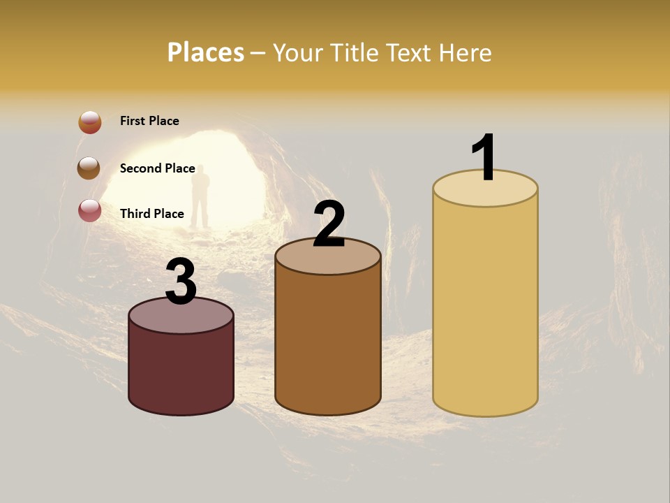 Person Autumn Serenity PowerPoint Template