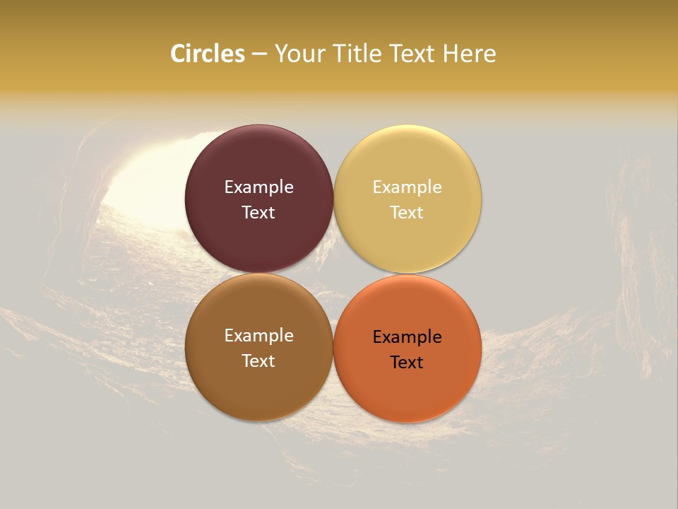 Person Autumn Serenity PowerPoint Template