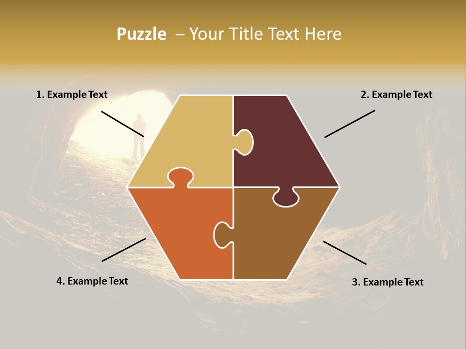 Person Autumn Serenity PowerPoint Template