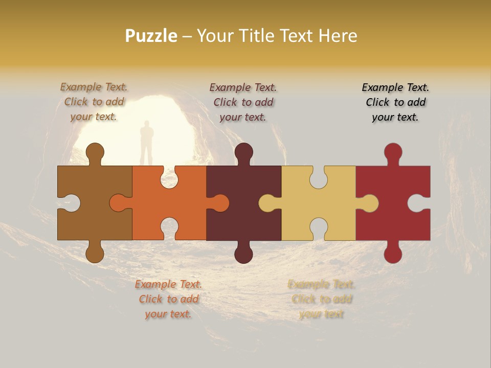 Person Autumn Serenity PowerPoint Template