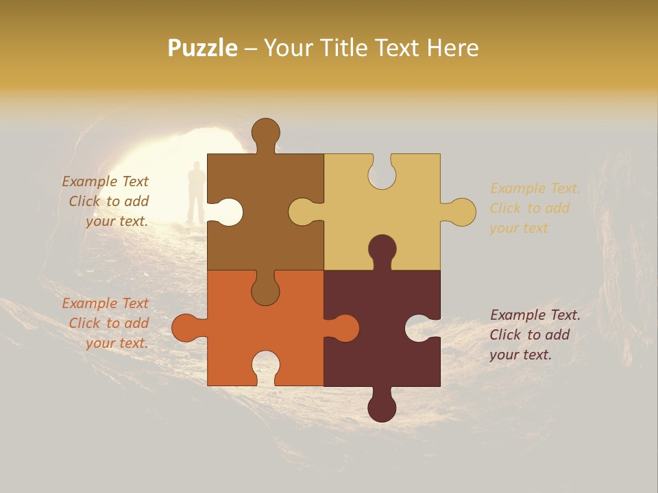 Person Autumn Serenity PowerPoint Template