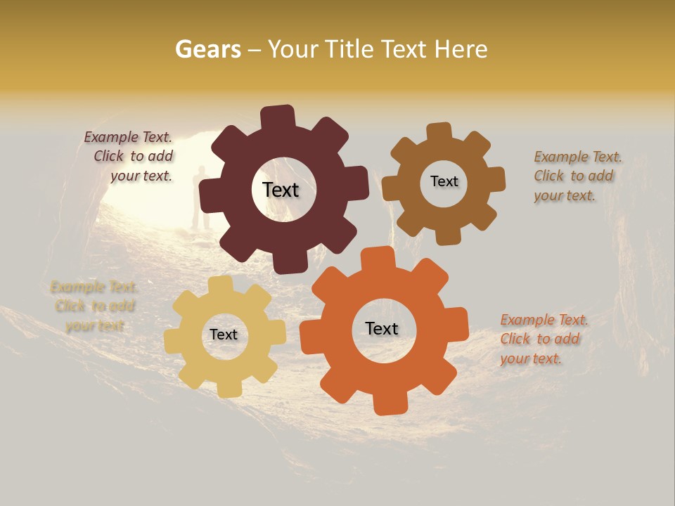 Person Autumn Serenity PowerPoint Template