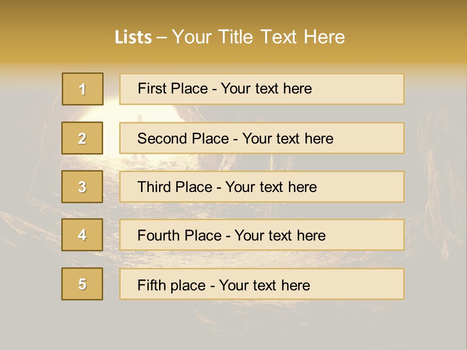 Person Autumn Serenity PowerPoint Template