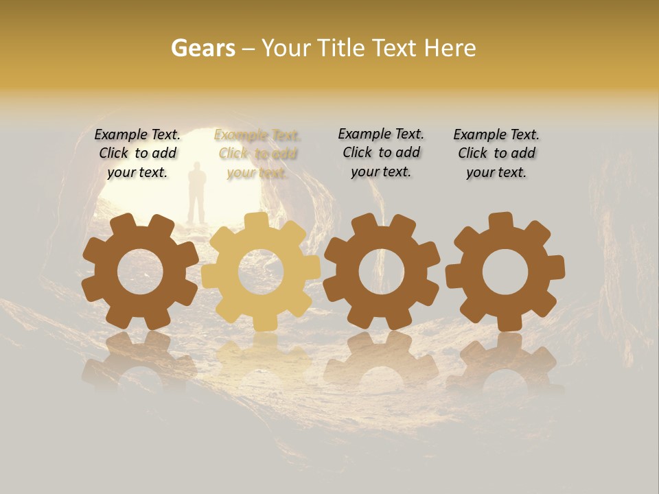 Person Autumn Serenity PowerPoint Template