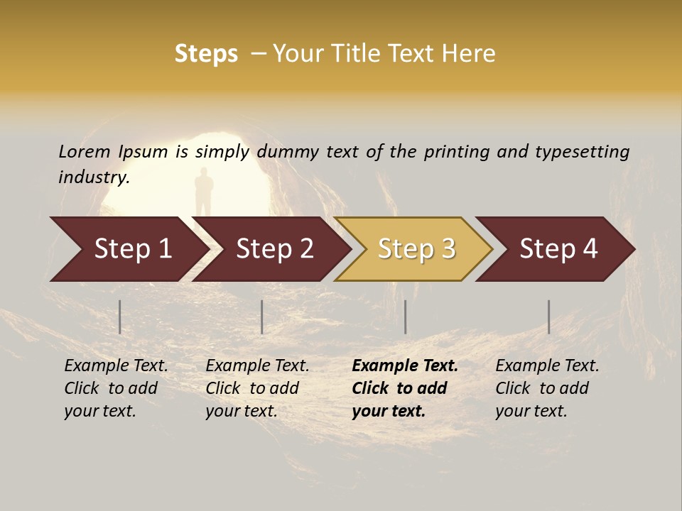 Person Autumn Serenity PowerPoint Template