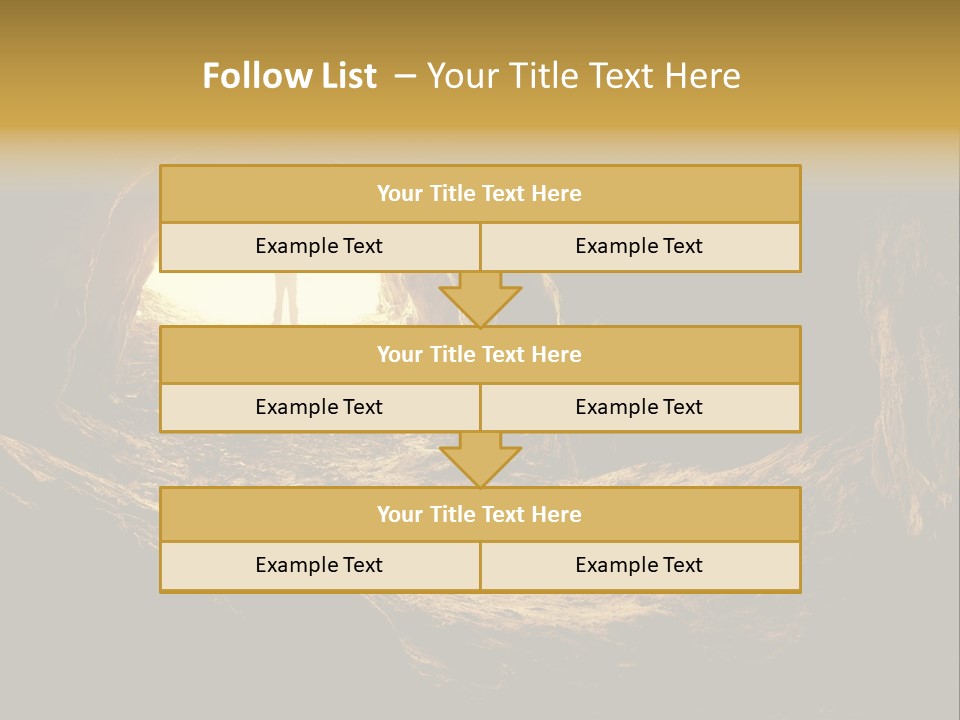 Person Autumn Serenity PowerPoint Template