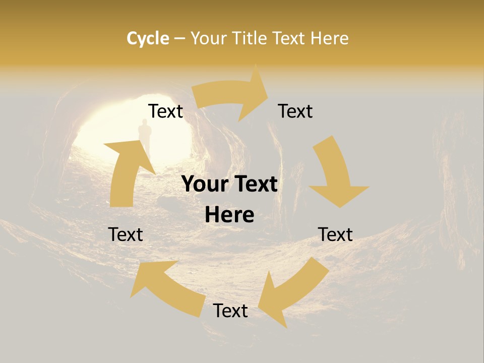 Person Autumn Serenity PowerPoint Template