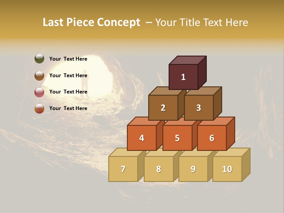 Person Autumn Serenity PowerPoint Template