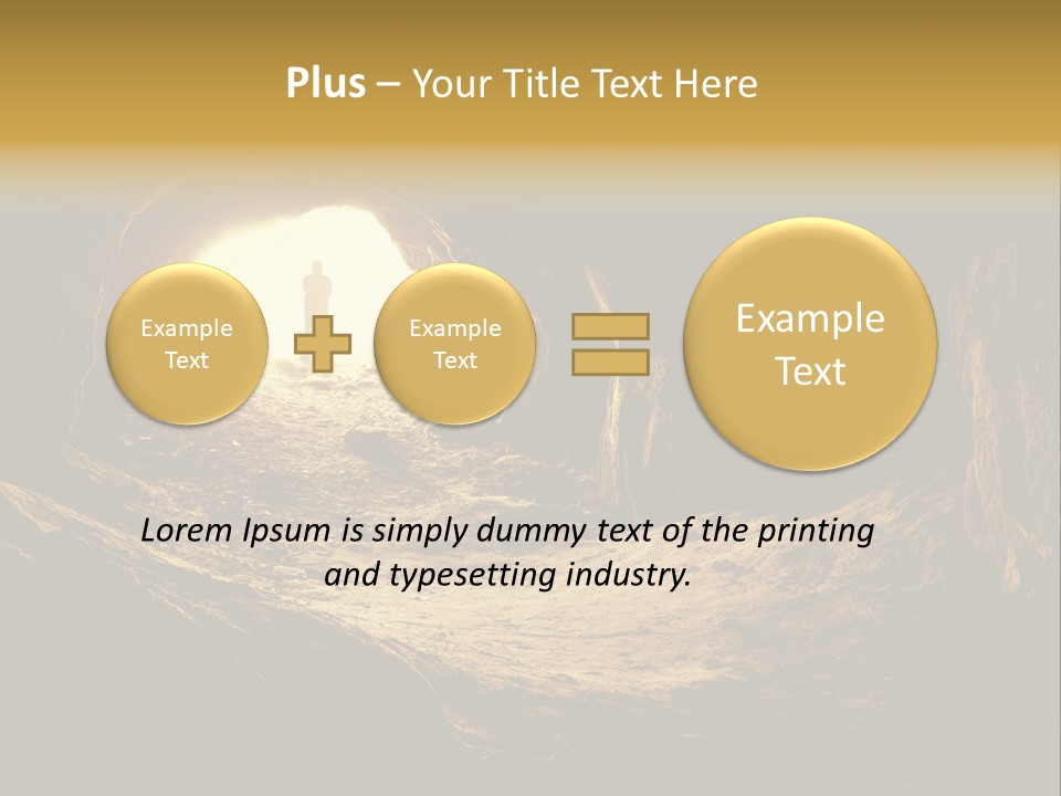 Person Autumn Serenity PowerPoint Template